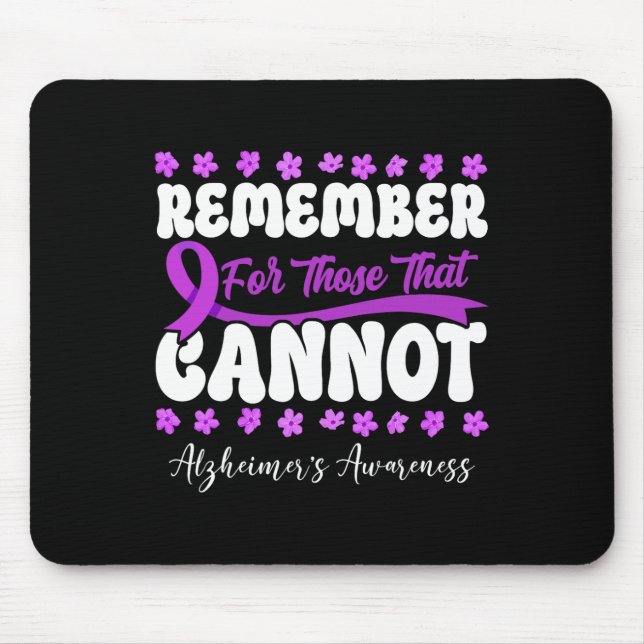 Heimerheimer's Dementia Awareness Support Remember Mouse Pad (Front)