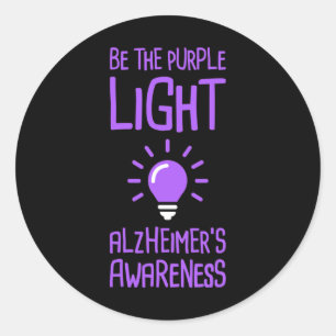Heimerheimers Dementia Heimerheimer Disease Awaren Classic Round Sticker