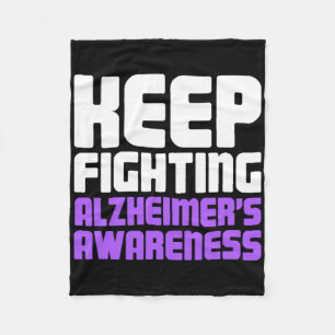 Heimerheimers Dementia Heimerheimer Disease Awaren Fleece Blanket