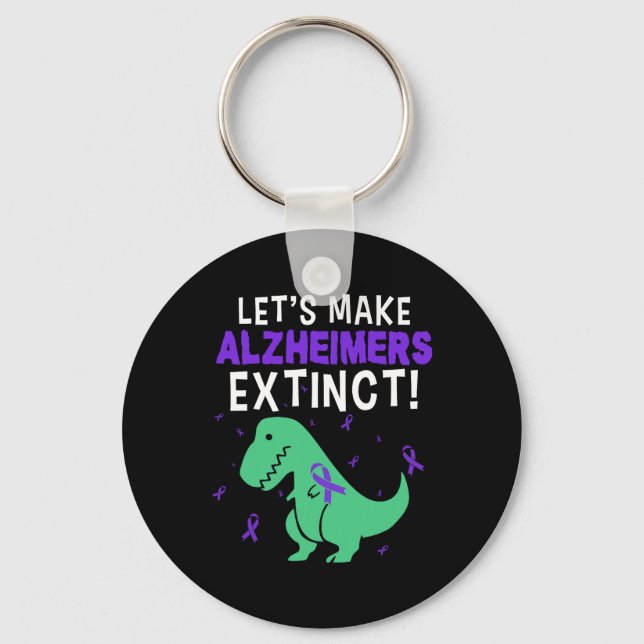Heimerheimer's Dinosaur Funny Lets Make It Extinct Keychain (Front)