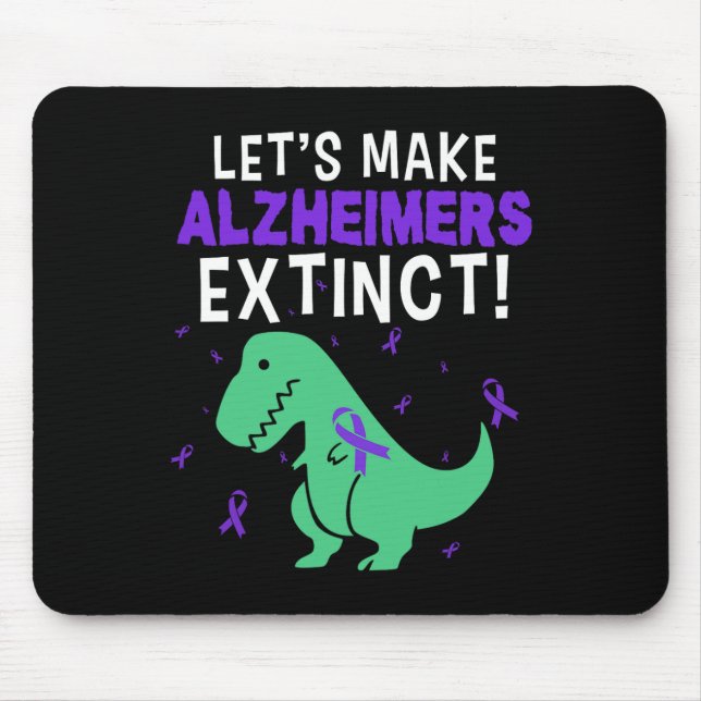Heimerheimer's Dinosaur Funny Lets Make It Extinct Mouse Pad (Front)