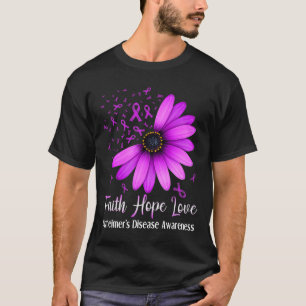 Heimerheimer's Disease Awareness Faith Hope Love P T-Shirt