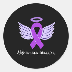 Heimerheimer's Warrior For Heimerheimer's Awarenes Classic Round Sticker