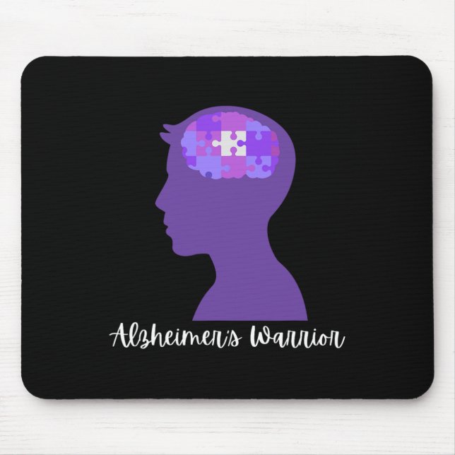 Heimerheimer's Warrior For Heimerheimer's Awarenes Mouse Pad (Front)
