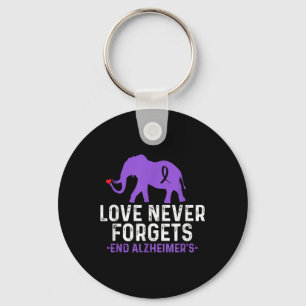Heimers Awareness Love Never Forgets End Heimers _ Keychain