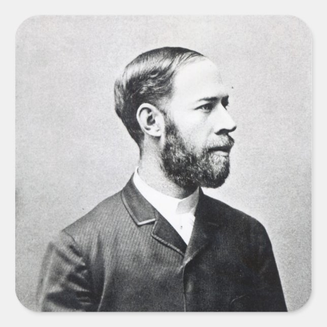 Heinrich Rudolph Hertz Square Sticker (Front)
