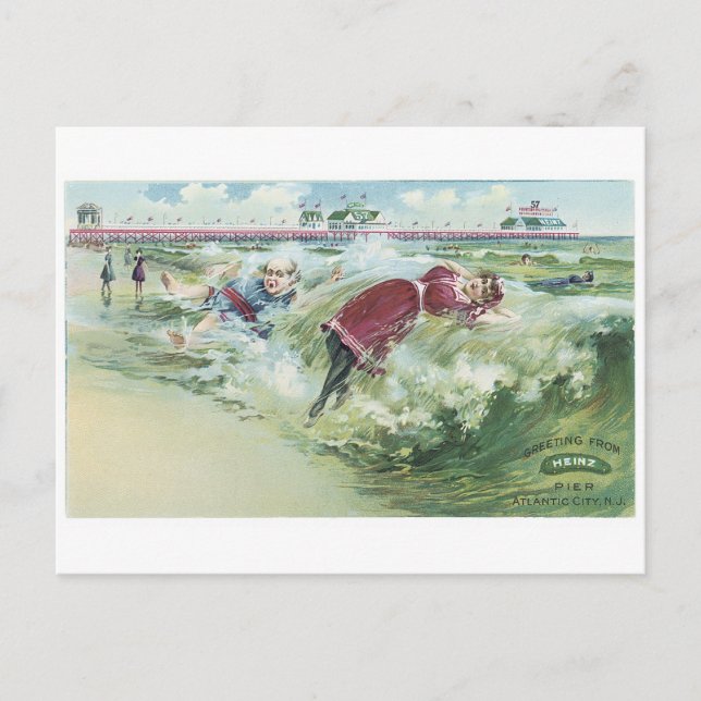 Heinz Pier Atlantic City, NJ Postcard (Front)