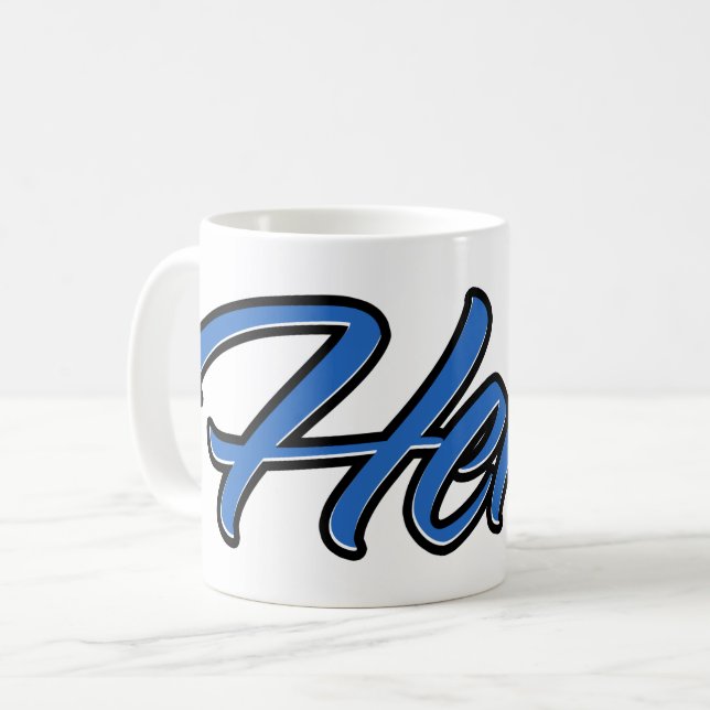 Heinz Prénom Blue Tasse (Devant gauche)