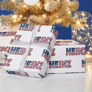 Heinz Vorname Name USA US Geschenkpapier Papier Wrapping Paper