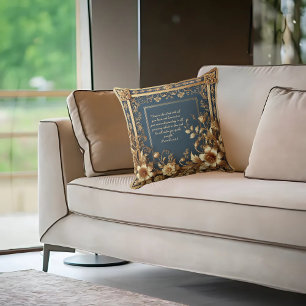 - Heirloom Grace Bible Verse  Throw Pillow