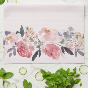 Heirloom Peonies Kitchen Towel