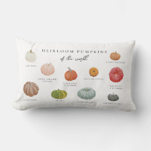 Heirloom Pumpkins Lumbar Pillow
