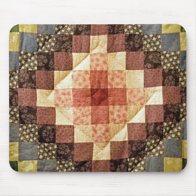 Heirloom Quilt Pattern Mouse Pad (Front)