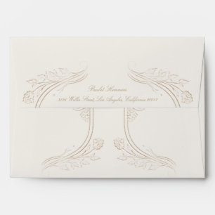 Heirloom Rococo Bridal Shower Envelope