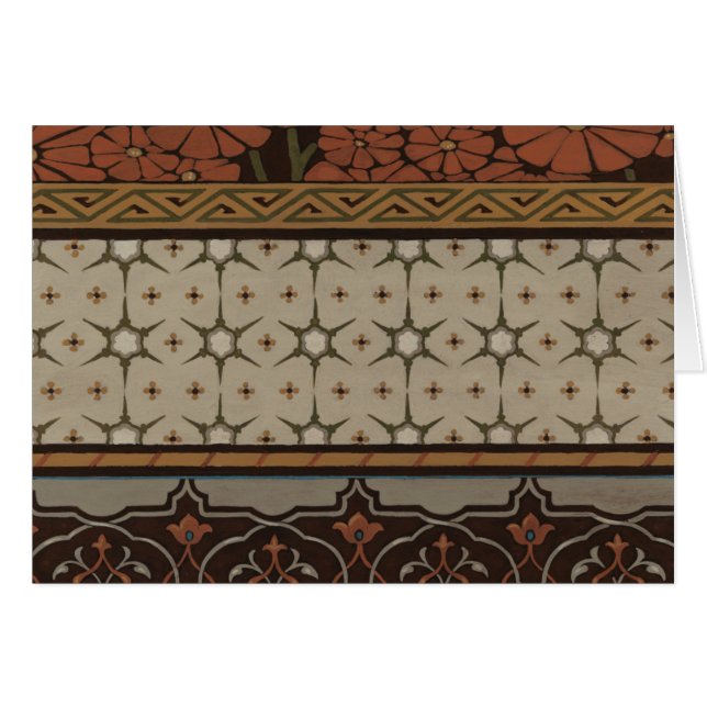 Heirloom Textile with Decorative Patterns (Front Horizontal)