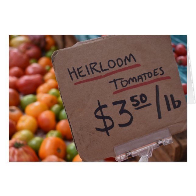 Heirloom Tomates Greenmarket Marché des agriculteu (Devant horizontal)