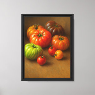 Heirloom Tomato Still Life Canvas Wall Art Print
