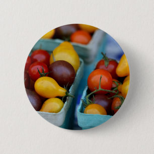 Heirloom Tomatoes 2 Inch Round Button