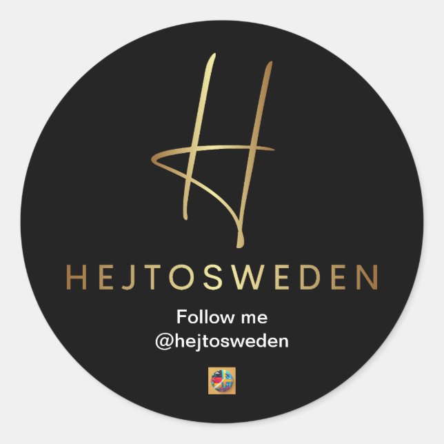 Hejtosweden Winter Sticker (Front)