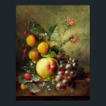 Hekking's Still Life of a Fruit Poster<br><div class="desc">Still Life of a Fruit by Willem Hekking (1830–1862).</div>