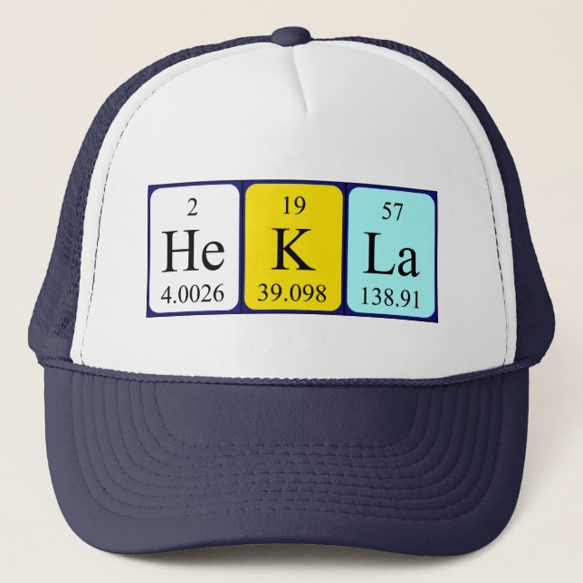 Hekla periodic table name hat (Front)