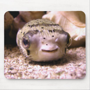 Helaine's Blowfish Pufferfish Mouse Pad