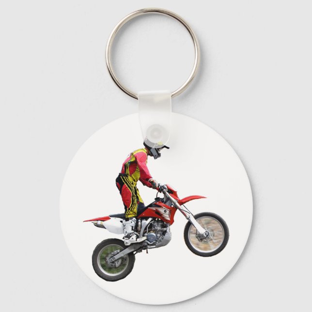 Helaine's Dirt Cycle Keychain (Front)