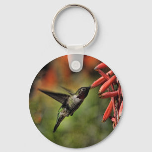 Helaine's Hummingbird 2 Keychain