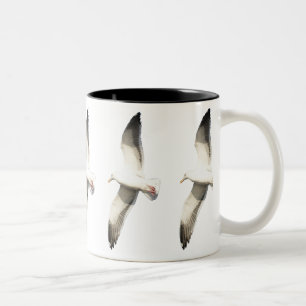 Helaine's Soaring Seagull Two-Tone Coffee Mug