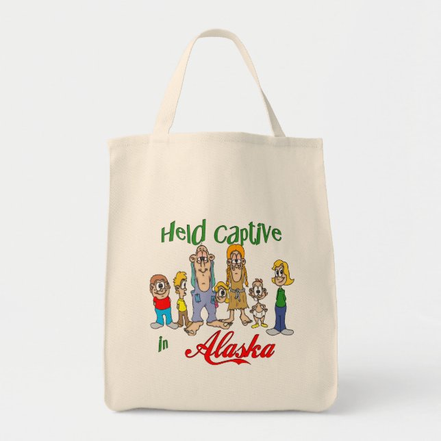 Held Captive in Alaska Tote Bag (Front)