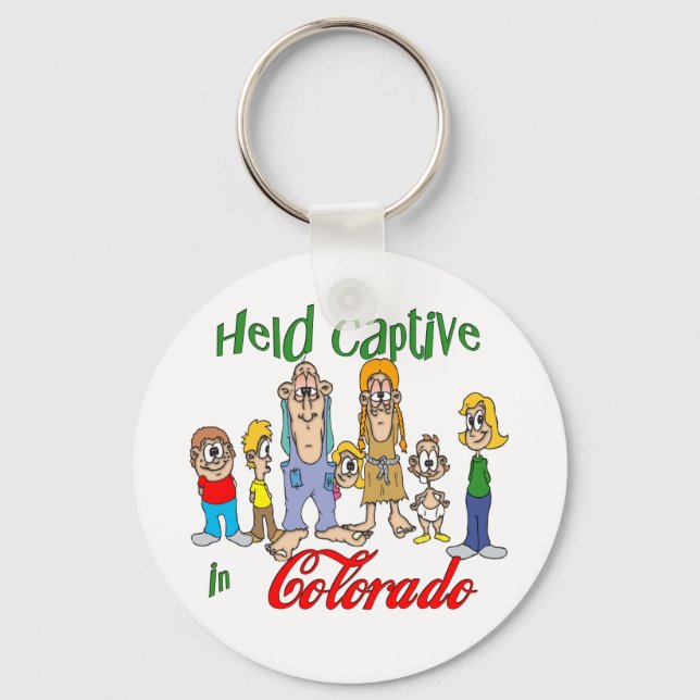 Held Captive in Colorado Keychain (Front)