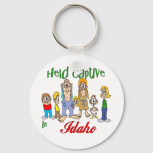 Held Captive in Idaho Keychain