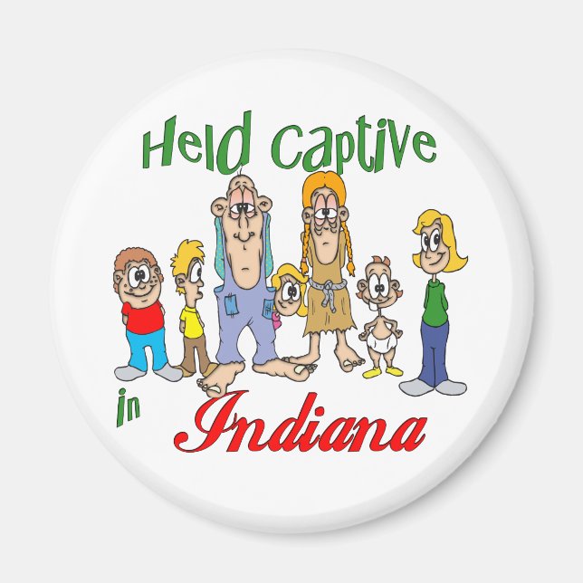 Held Captive in Indiana Magnet (Front)