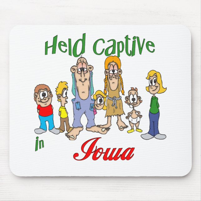Held Captive in Iowa Mouse Pad (Front)