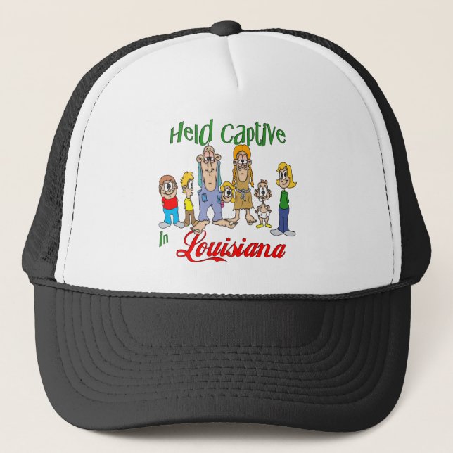 Held Captive in Louisiana Trucker Hat (Front)