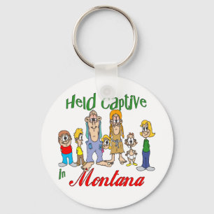 Held Captive in Montana Keychain