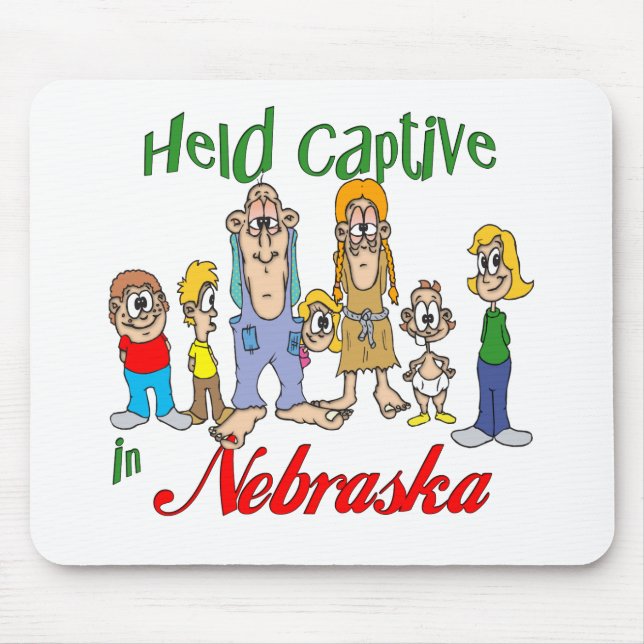 Held Captive in Nebraska Mouse Pad (Front)