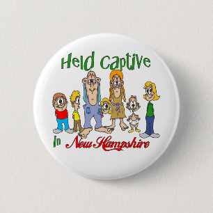 Held Captive in New Hampshire 2 Inch Round Button