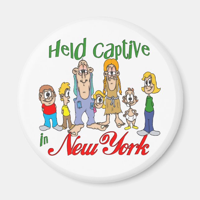 Held Captive in New York Magnet (Front)