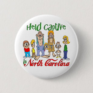 Held Captive in North Carolina 2 Inch Round Button