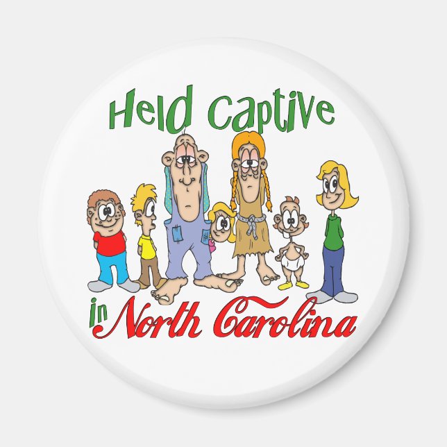 Held Captive in North Carolina Magnet (Front)
