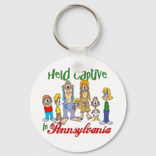 Held Captive in Pennsylvania Keychain