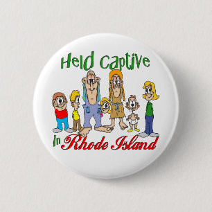 Held Captive in Rhode Island 2 Inch Round Button