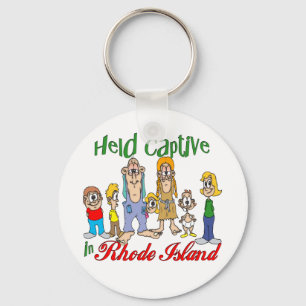 Held Captive in Rhode Island Keychain
