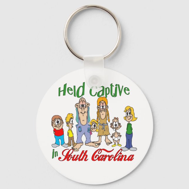 Held Captive in South Carolina Keychain (Front)