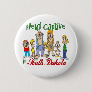 Held Captive in South Dakota 2 Inch Round Button