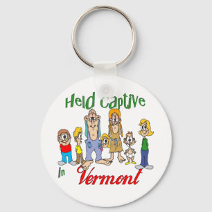 Held Captive in Vermont Keychain