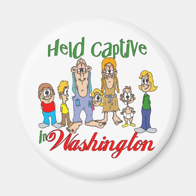 Held Captive in Washington Magnet (Front)