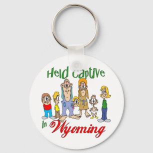 Held Captive in Wyoming Keychain
