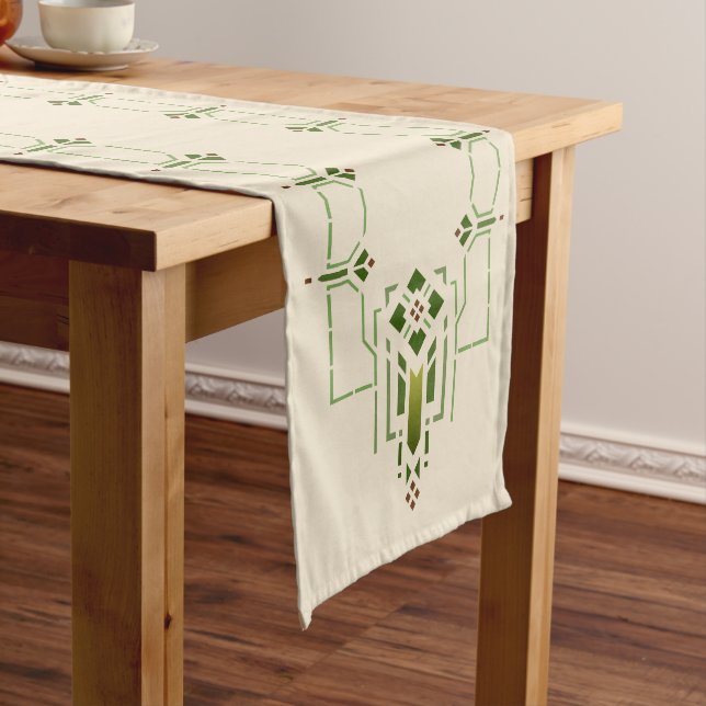 Helen Foster Prairie Frieze Medium Table Runner (In Situ)